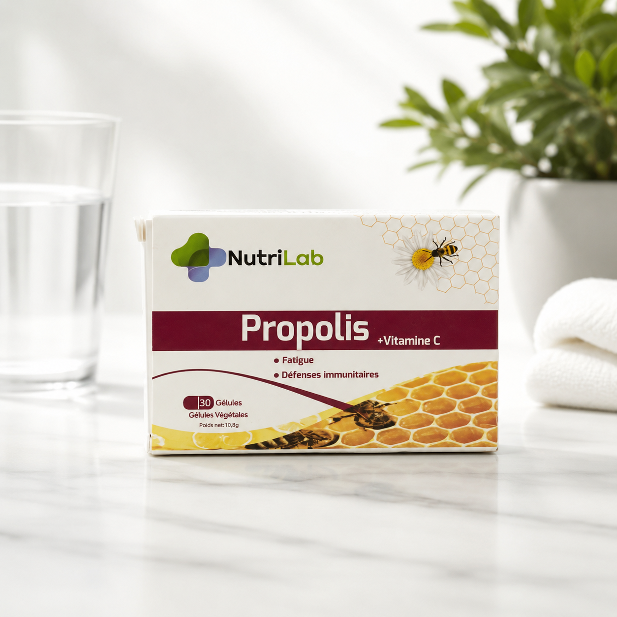 Propolis + Vitamine C – Fatigue & Défenses Immunitaires
