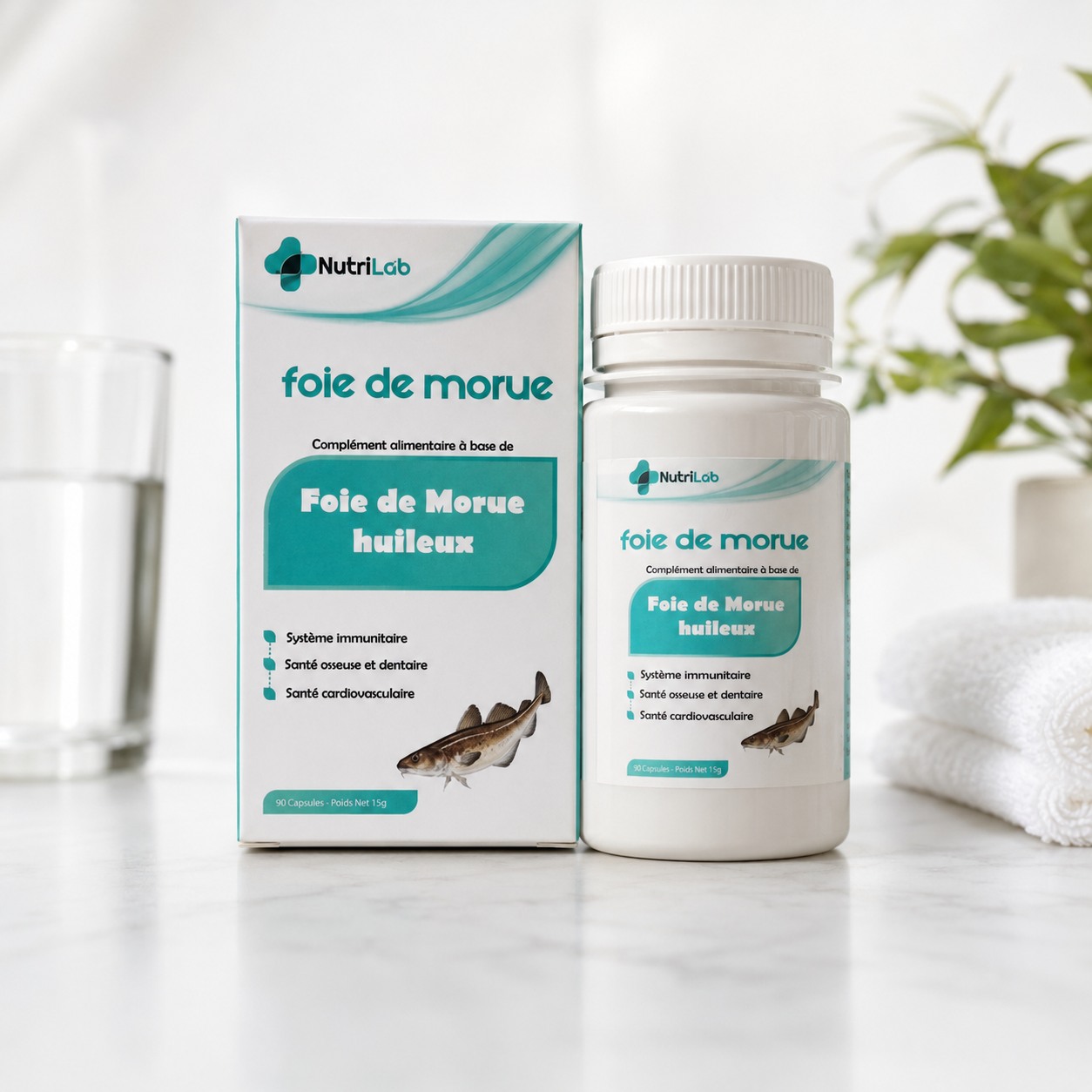 Foie de Morue Huileux – Immunité, Os & Cardiovasculaire