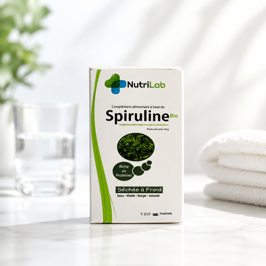 Spiruline Bio – Séchée à Froid 120 Comprimés