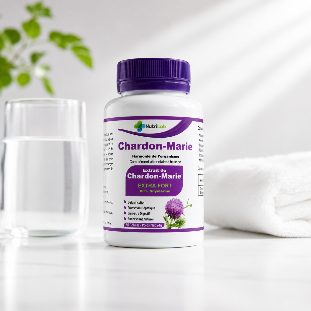 Chardon-Marie Extra Fort – 80% Silymarine | Harmonie de l’Organisme
