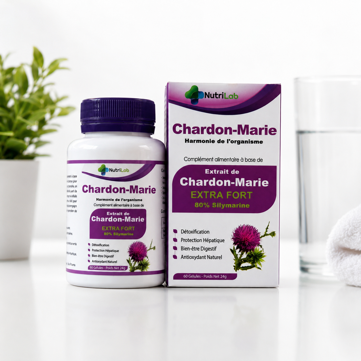 Chardon-Marie Extra Fort – 80% Silymarine | Harmonie de l’Organisme
