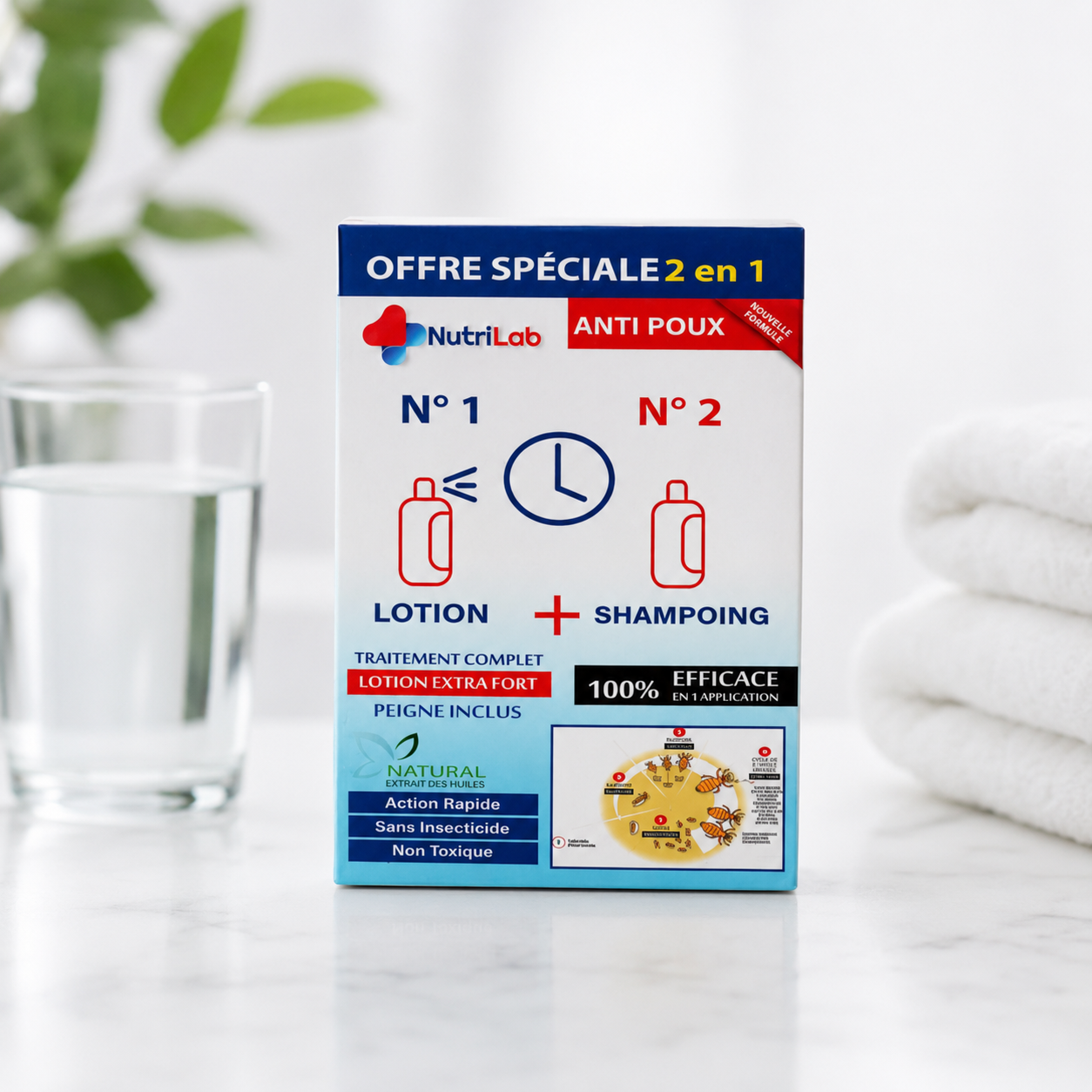 NutriLab Anti Poux – Offre Spéciale 2 en 1